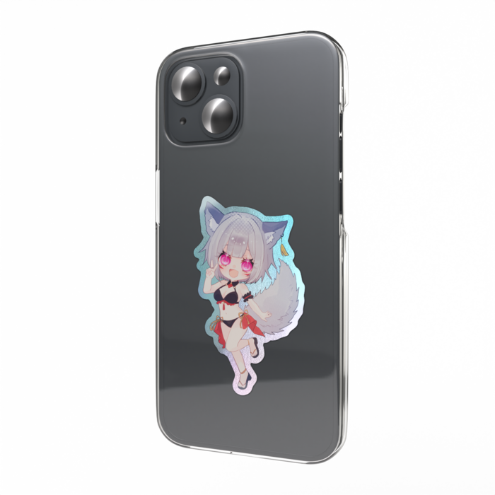 オーロラスマホステッカー - W55 × H91mm 以内