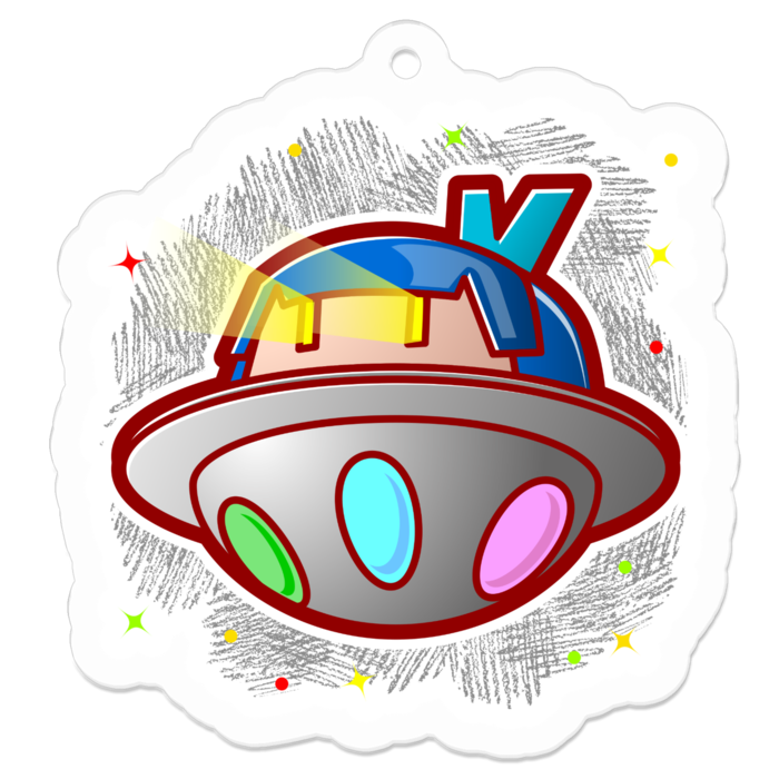 アクリルキーホルダー - 50 x 50 (mm)