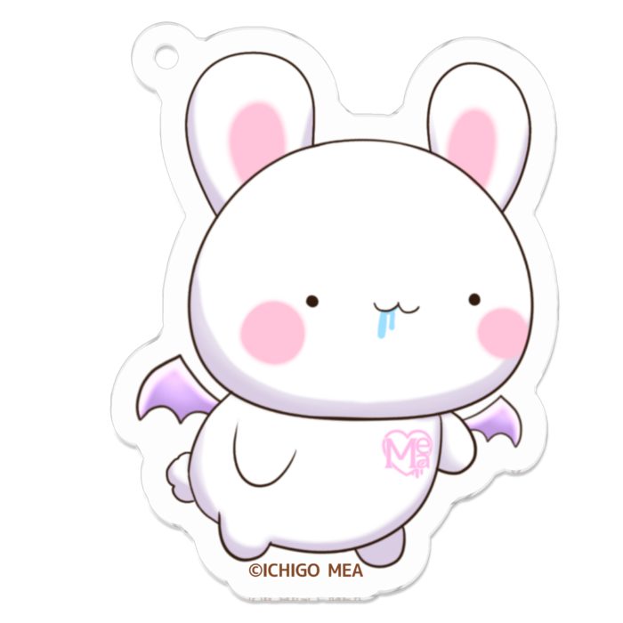 アクキー50mm 【はらぺこうさぎさん】