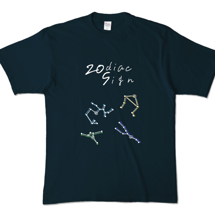 カラーTシャツ - XL - ネイビー (濃色)