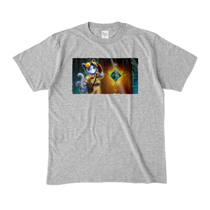 カラーTシャツ - M - 杢グレー (濃色)