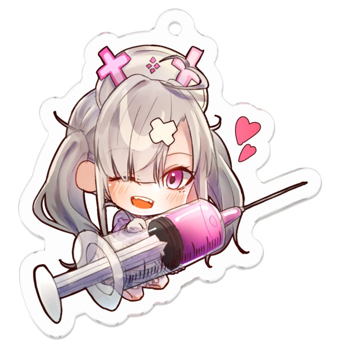 アクリルキーホルダー - 50 x 50 (mm)
