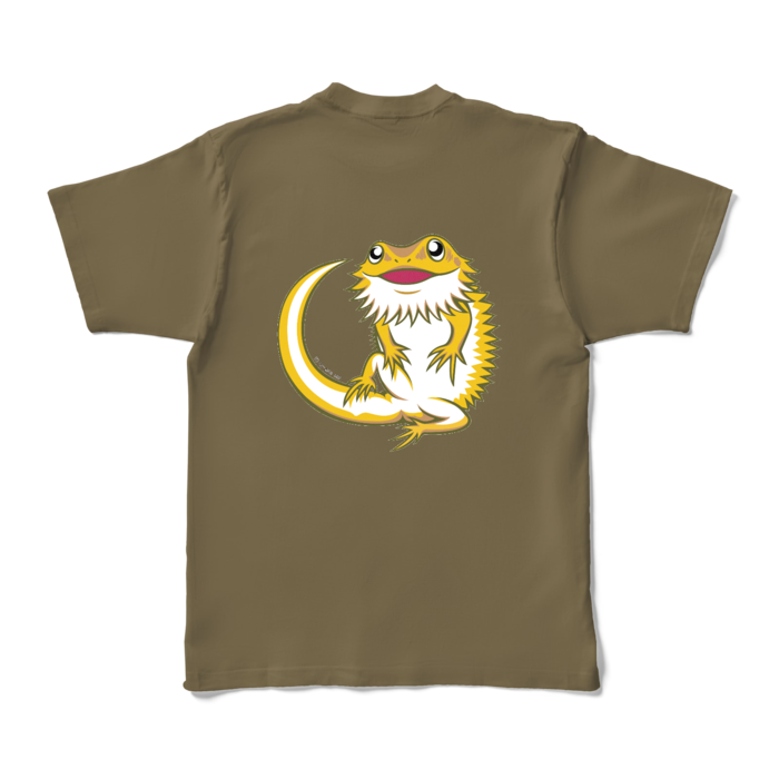 カラーTシャツ - XL - オリーブ (濃色)