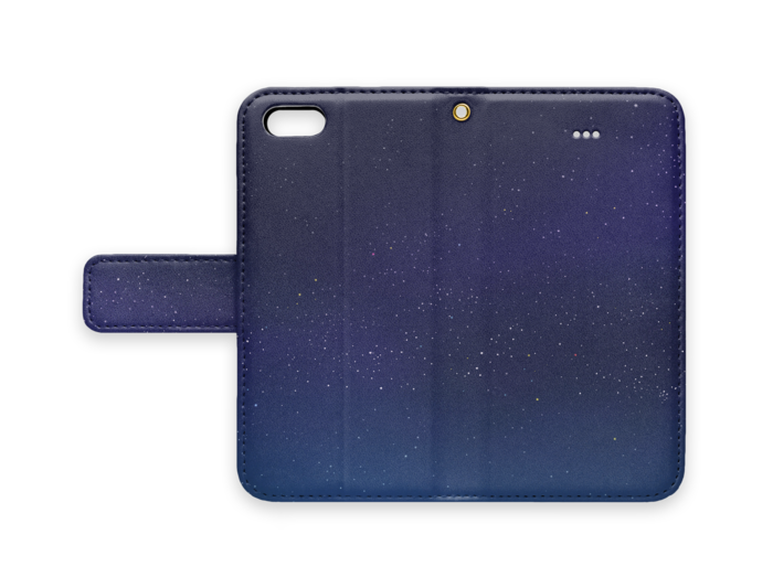 手帳型iPhoneケース - iPhone5 - ストラップ穴 あり