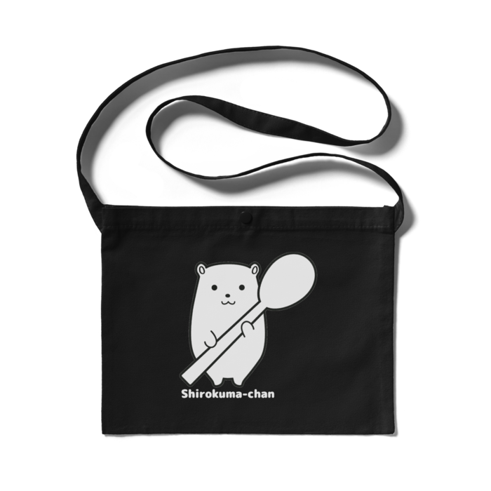 【ブラック】サコッシュ - 300 x 230 (mm)(2)