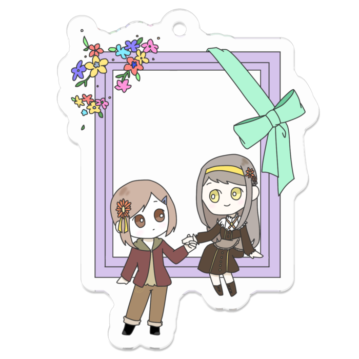 アクリルキーホルダー - 50 x 50 (mm)