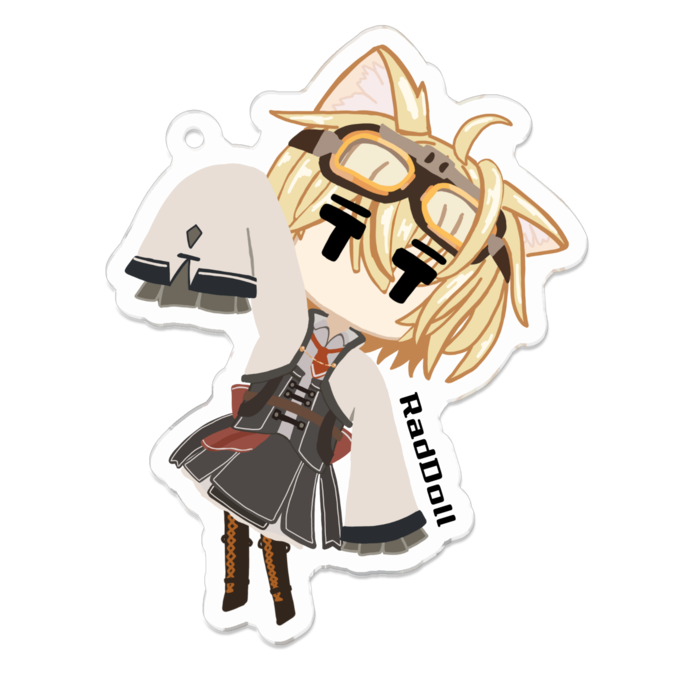 アクリルキーホルダー - 70 x 70 (mm)