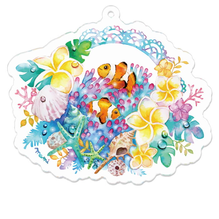 アクリルキーホルダー - 70 x 70 (mm)