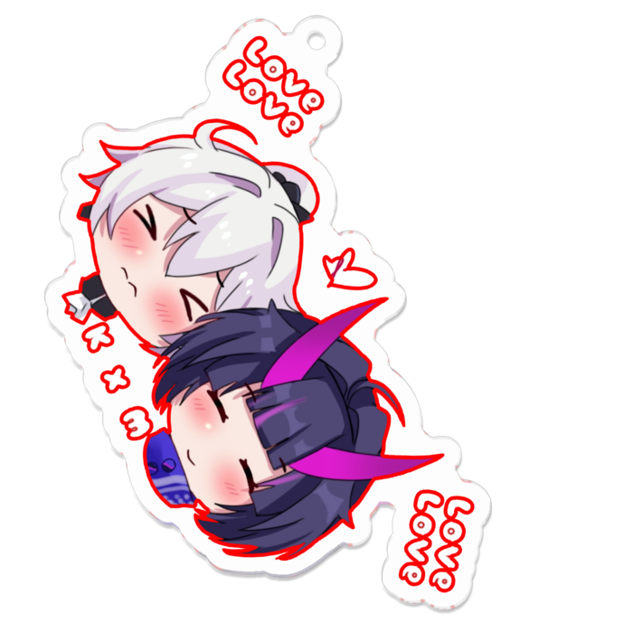 アクリルキーホルダー - 70 x 70 (mm)