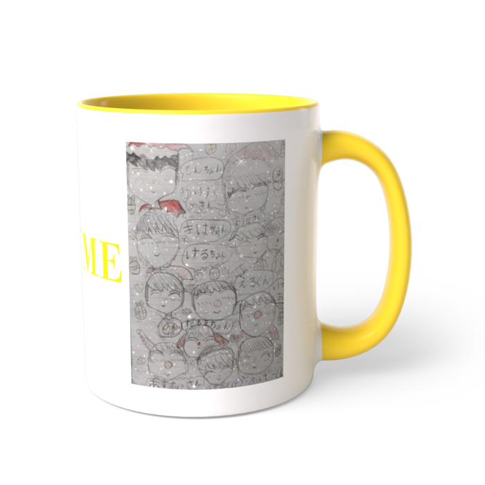 ツートンカラーマグカップ - 直径 8.2cm / 高さ 9.5cm