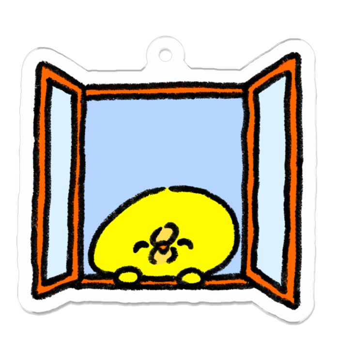 アクリルキーホルダー - 50 x 50 (mm)