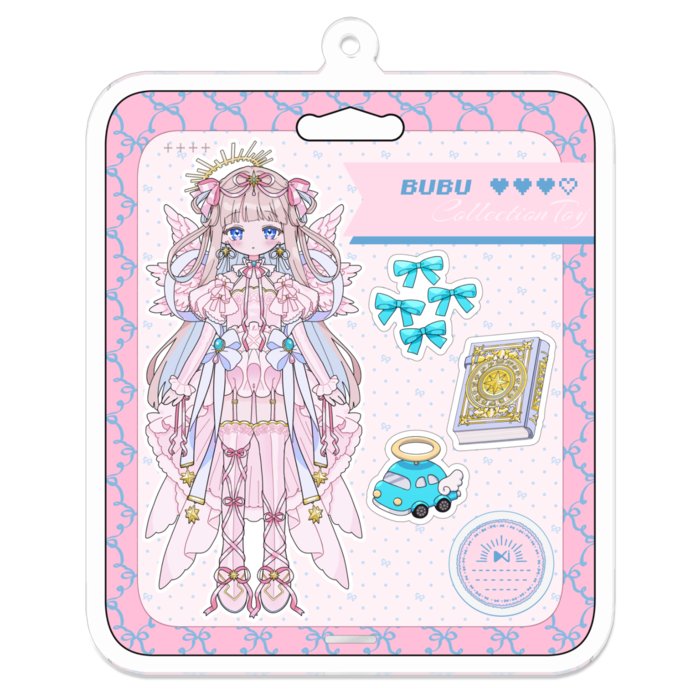 アクリルキーホルダー - 70 x 70 (mm)