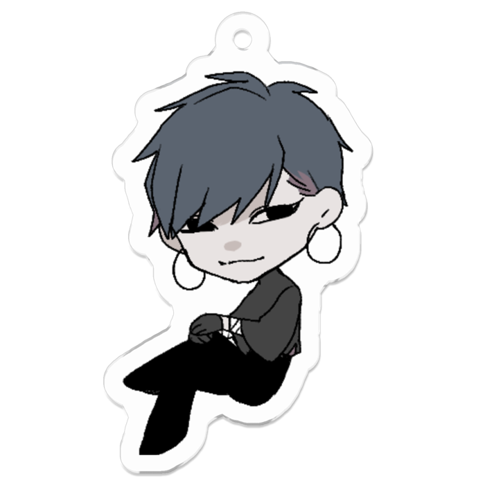 アクリルキーホルダー - 50 x 50 (mm)