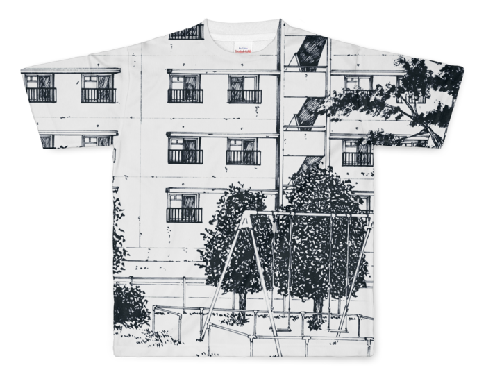 フルグラフィックTシャツ - L - 両面印刷