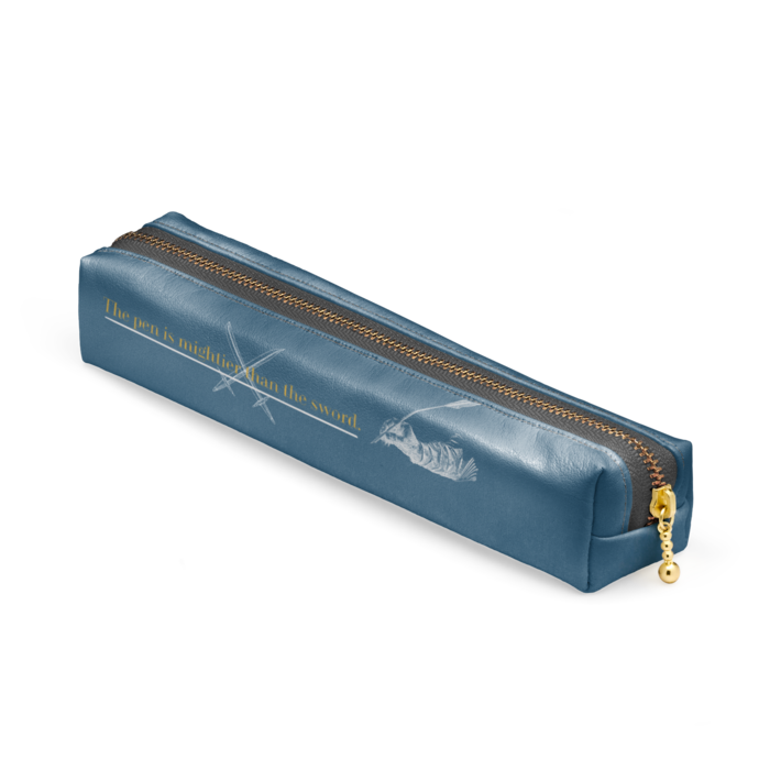 ペンケース - 20 x 4 x 4cm - ブラック(1)