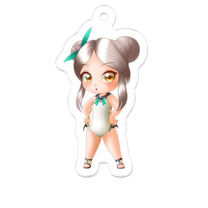 アクリルキーホルダー - 50 x 50 (mm)