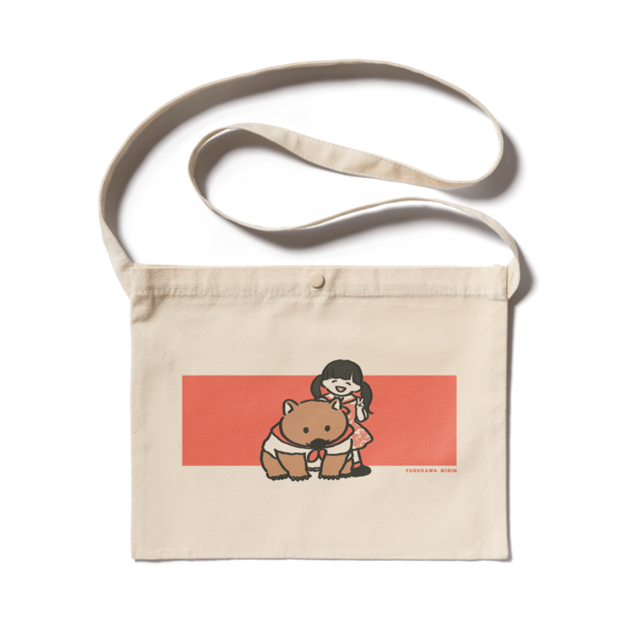 みりんちゃんとウォンバットサコッシュ - 300 x 230 (mm)