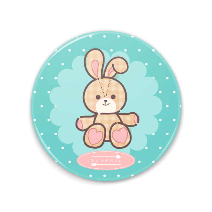 缶ミラー - 75mm　うさぎ