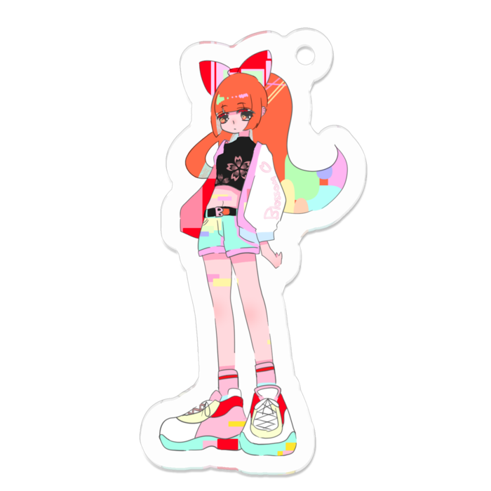 アクリルキーホルダー - 50 x 50 (mm)