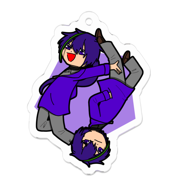 アクリルキーホルダー - 50 x 50 (mm)