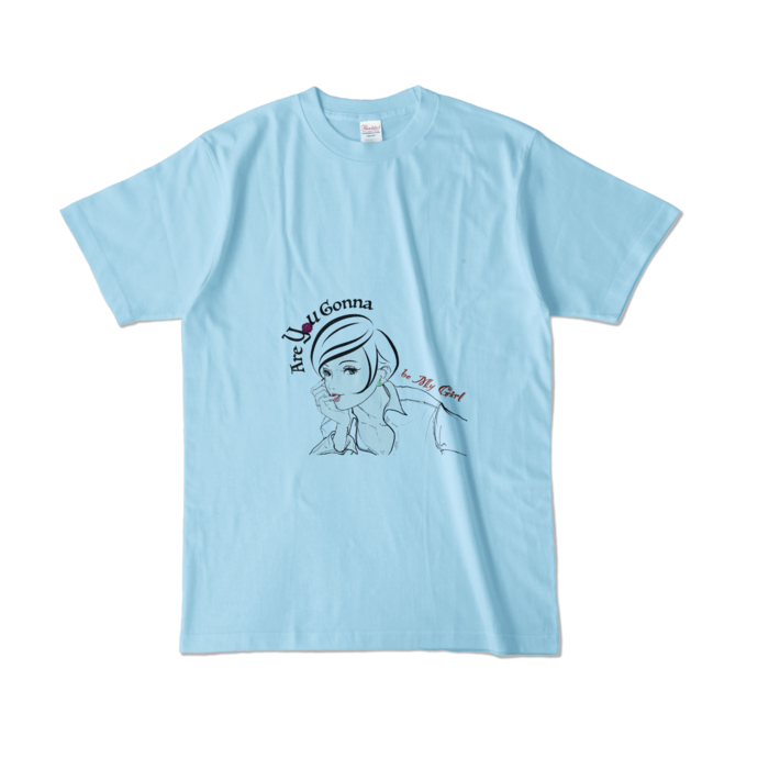 カラーTシャツ - L - ライトブルー (淡色)