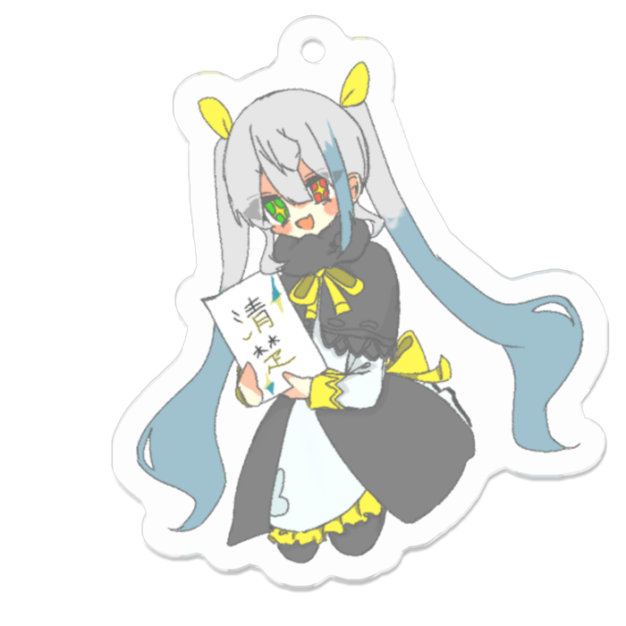 アクリルキーホルダー - 50 x 50 (mm)