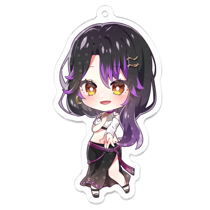 アクリルキーホルダー（コーティング） - 70 x 70 (mm)