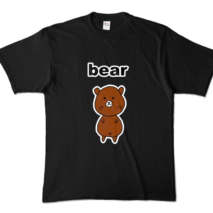 カラーTシャツ - XL - ブラック (濃色)