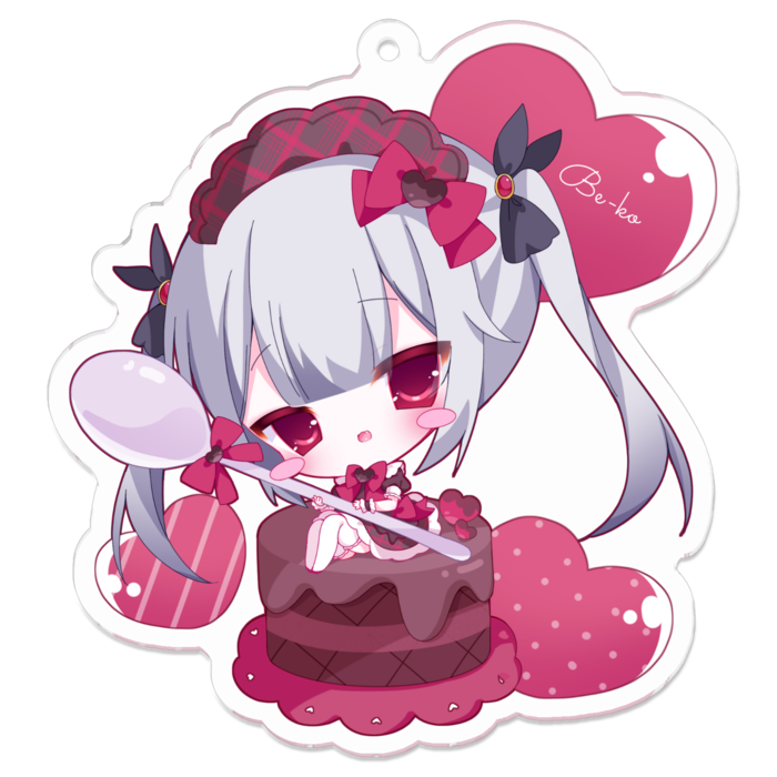 アクリルキーホルダー - 70 x 70 (mm)