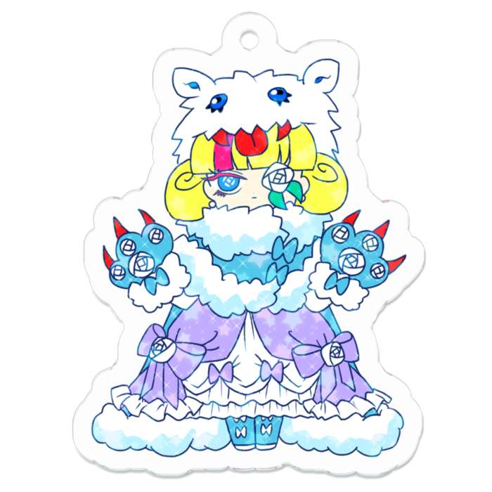 アクリルキーホルダー - 50 x 50 (mm)