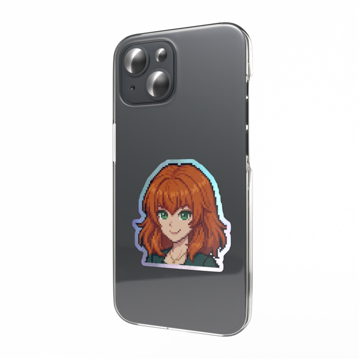 オーロラスマホステッカー - 縦