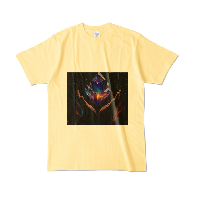 カラーTシャツ - L - ライトイエロー (淡色)