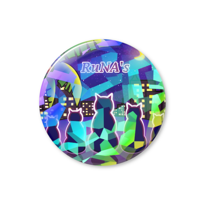 ホログラム缶バッジ - 56mm