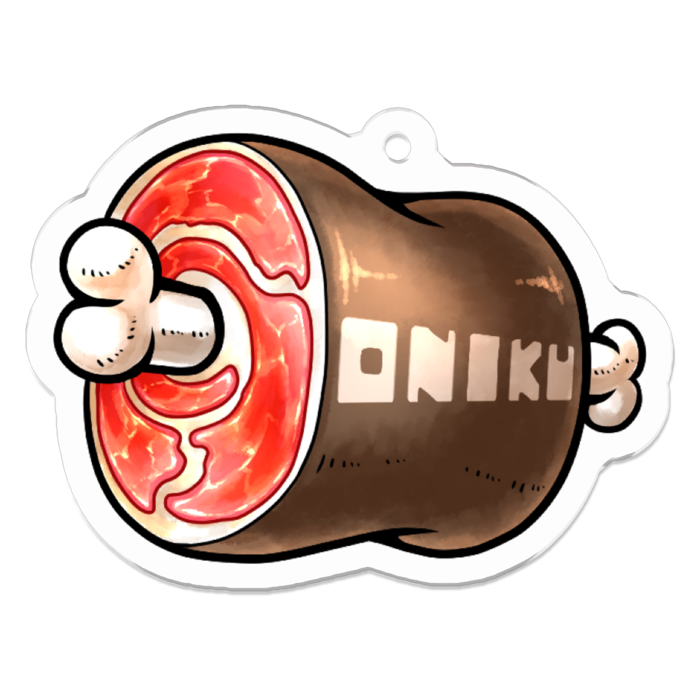 アクリルキーホルダー(コーティング) - 50 x 50 (mm)