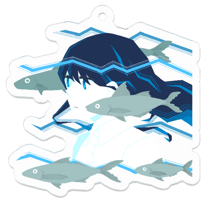 アクリルキーホルダー - 50 x 50 (mm)