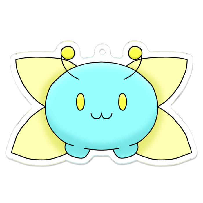 りんねむしアクキー(ライトブルー)