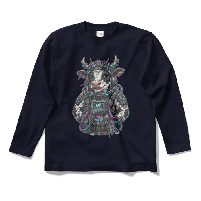 ロングスリーブTシャツ - S - ネイビー