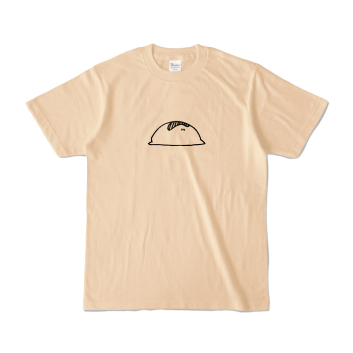 ゆるオムライスTシャツ - S - ナチュラル (淡色)