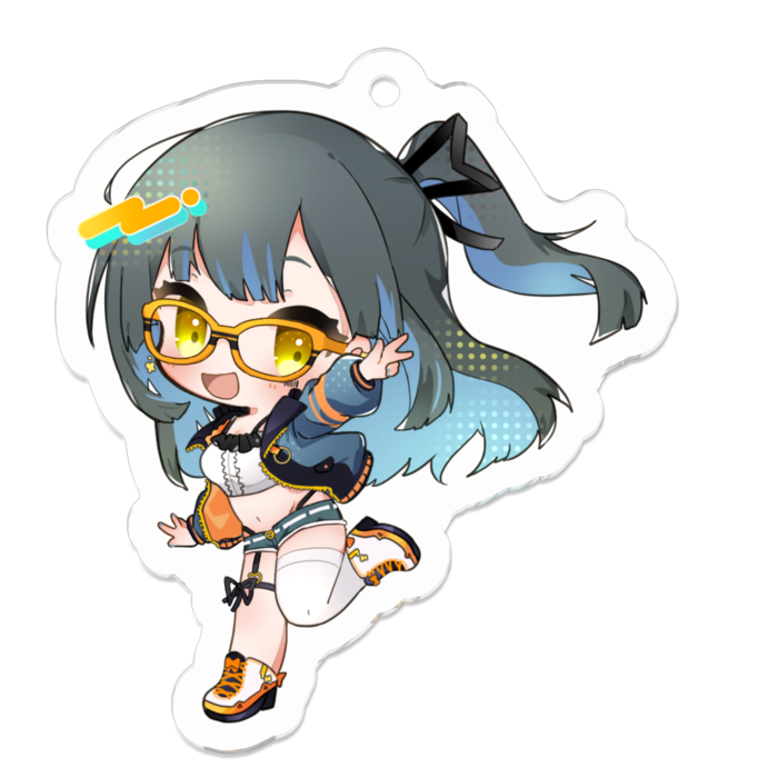 アクリルキーホルダー - 50 x 50 (mm)