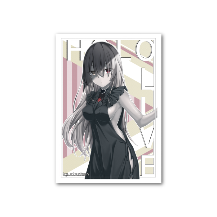 フォト風カード - 縦 - 両面　宝鐘マリン(白マリン)