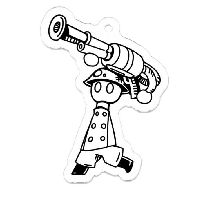 アクリルキーホルダー - 50 x 50 (mm)