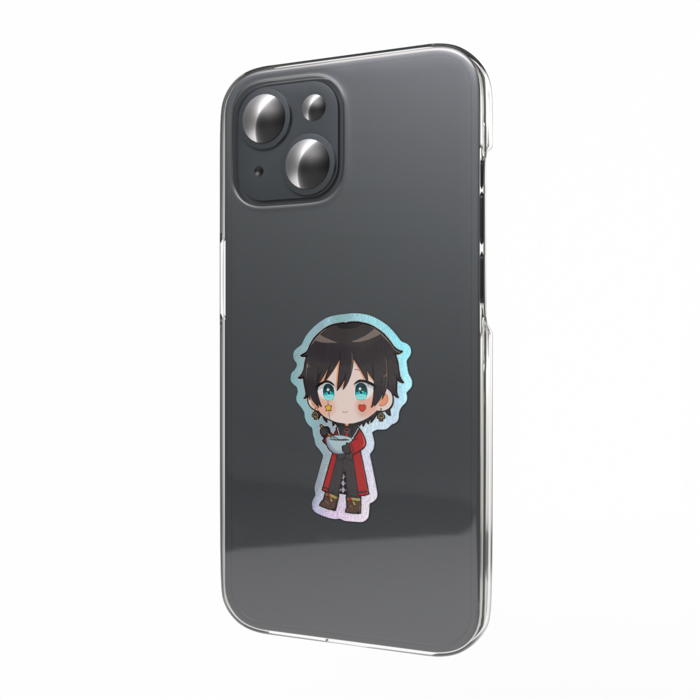 オーロラスマホステッカー - 縦