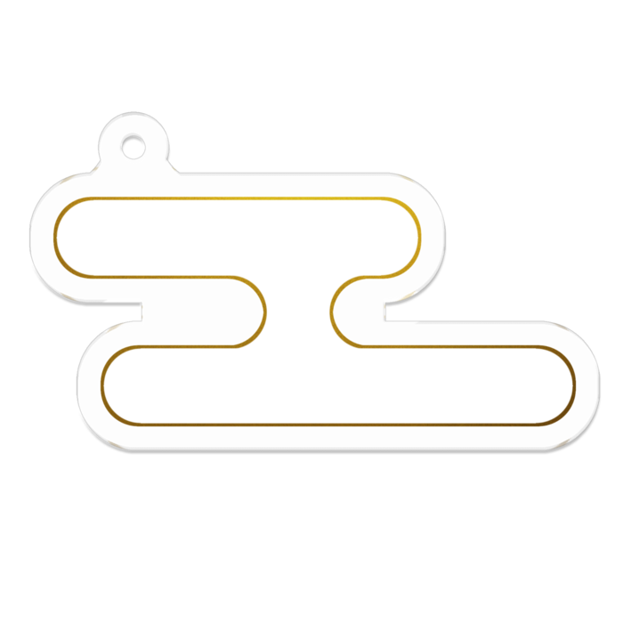アクリルキーホルダー - 50 x 50 (mm)