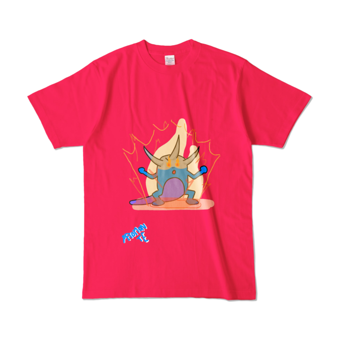 カラーTシャツ - L - ホットピンク (濃色)