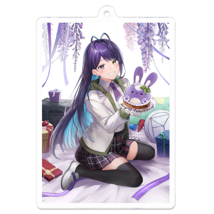 アクリルキーホルダー（コーティング） - 70 x 70 (mm)