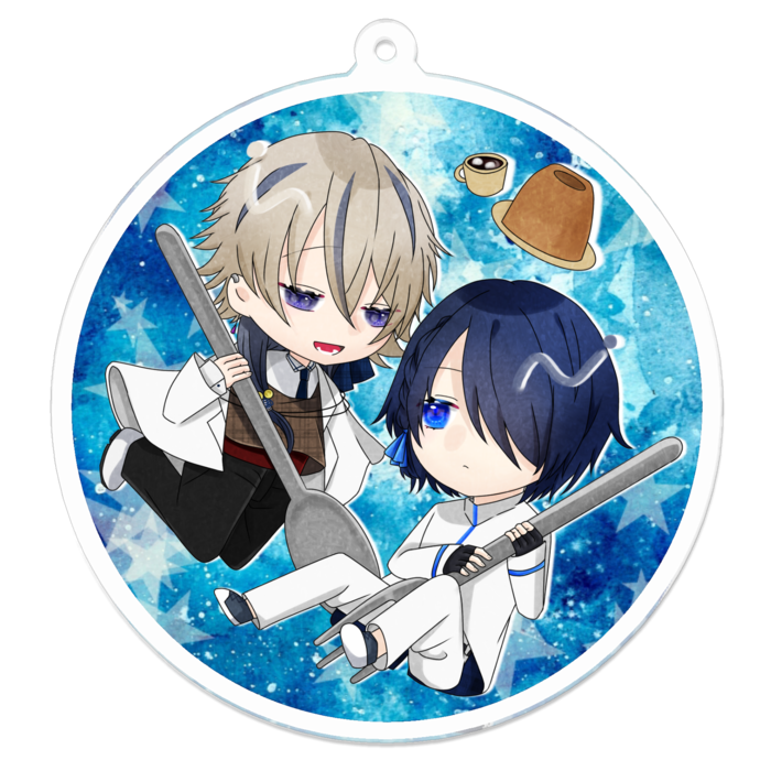 アクリルキーホルダー - 70 x 70 (mm)