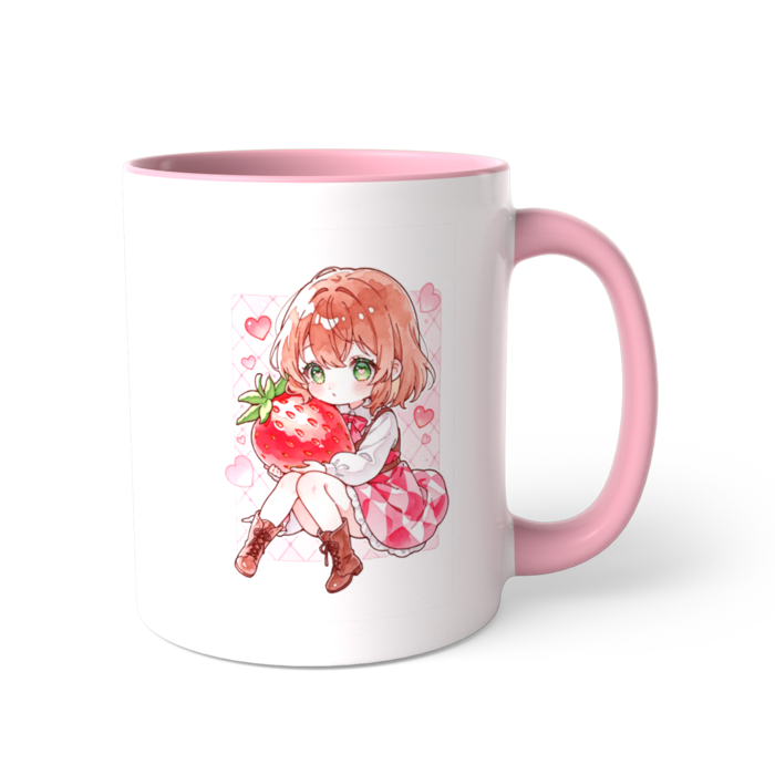 ツートンカラーマグカップ - 直径 8.2cm / 高さ 9.5cm