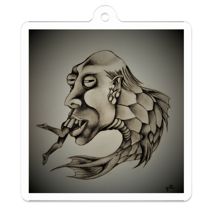 アクリルキーホルダー - 50 x 50 (mm)