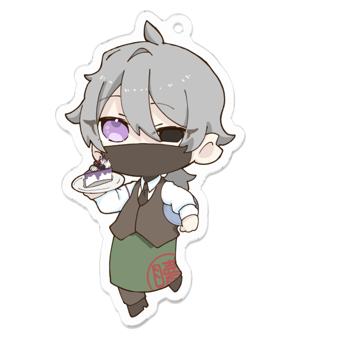 アクリルキーホルダー - 70 x 70 (mm)