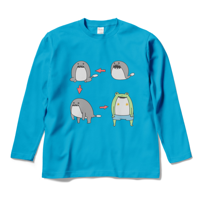 ロングスリーブTシャツ - M - ターコイズ